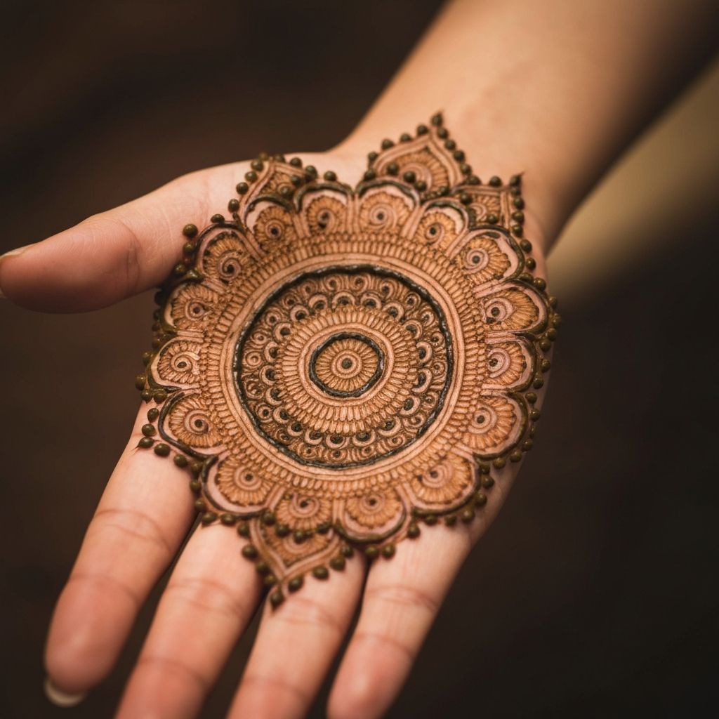 Mandala henna design